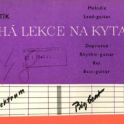 Druhá lekce na kytaru