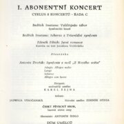 Česká filharmonie - I. Abonentní koncert