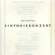Sechstes Sinfoniekonzert