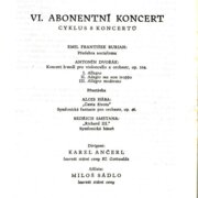 Česká filharmonie - VI. Abonentní koncert