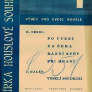 Sbírka houslové souhry 1