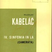 IV. Sinfonia in la (camerata)