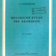 Melodické etudy pre akordeón 48-120