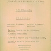 Česká filharmonie Slovenské hudební léto 1961