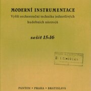 Moderní instrumentace sešit 15 - 16