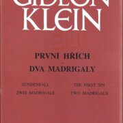 První hřích, Dva madrigaly