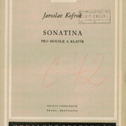 Sonatina pro housle a klavír