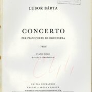 Concerto per pianoforte ed orchestra