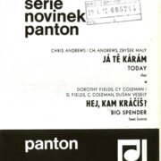 Série novinek panton 20