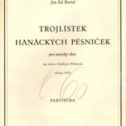 Trojlístek Hanáckých písniček