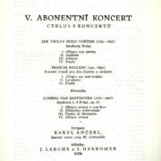 Česká filharmonie - V. Abonentní koncert