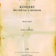 Koncert pro housle a orchestr