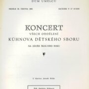 Česká filharmonie - Koncert všech oddělení Kühnova dětského sboru
