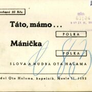 Táto, mámo.., Mánička