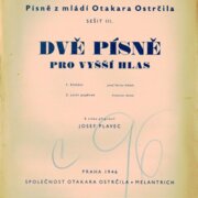 Dvě písně pro vyšší hlas