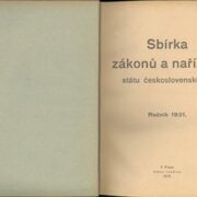 Sbírka zákonů a nařízení státu československého