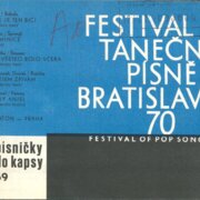 Písničky do kapsy 59, Festival taneční písně Bratislava 70