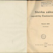 Sbírka zákonů republiky Československé