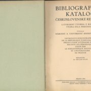 Bibliografický katalog Československé republiky