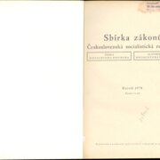 Sbírka zákonů Československá socialistická republika
