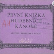 První knížka hudebních kánonů