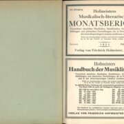 Hofmeisters Musikalisch-literarischer Monatsbericht