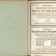 Hofmeisters Musikalisch-literarischer Monatsbericht