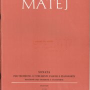 Sonata per trombone, 12 strumenti d´archi e pianoforte