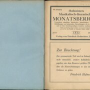 Hofmeisters Musikalisch-literarischer Monatsbericht