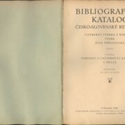 Bibliografický katalog Československé republiky
