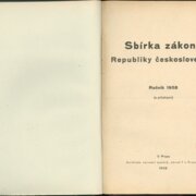 Sbírka zákonů republiky Československé