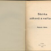 Sbírka zákonů a nařízení