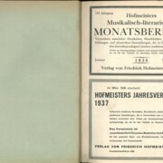 Hofmeisters Musikalisch-literarischer Monatsbericht