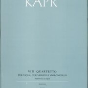 VIII. Quartetto