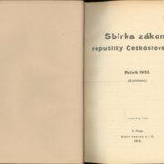 Sbírka zákonů republiky Československé