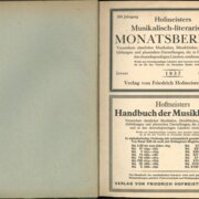 Hofmeisters Musikalisch-literarischer Monatsbericht