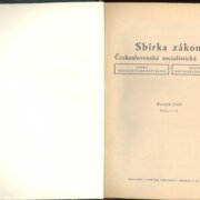 Sbírka zákonů Československá socialistická republika