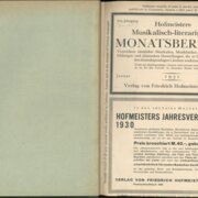Hofmeisters Musikalisch-literarischer Monatsbericht