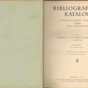 Bibliografický katalog
