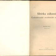Sbírka zákonů Československé socialistické republiky