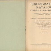 Bibliografický katalog Československé republiky