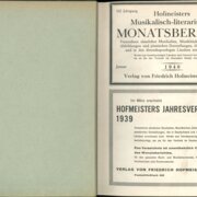 Hofmeisters Musikalisch-literarischer Monatsbericht