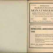 Hofmeisters Musikalisch-literarischer Monatsbericht