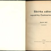 Sbírka zákonů republiky Československé
