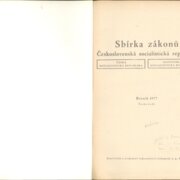 Sbírka zákonů Československá socialistická republika