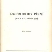 Doprovody písní pro 1. a 2. ročník ZDŠ