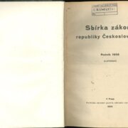 Sbírka zákonů republiky Československé