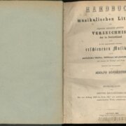 Handbuch der musikalischen Literatur