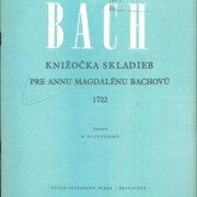 Knižočka skladieb pre Annu Magdalénu Bachovů