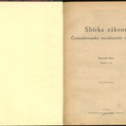 Sbírka zákonů Československé socialistické republiky